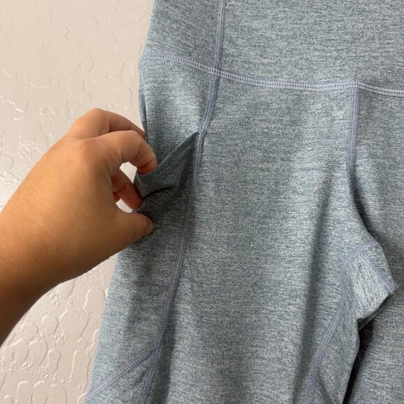 Quince Ultra Soft High Rise Pocket Legging, Heather Sky Blue, S - Picture 3 of 6